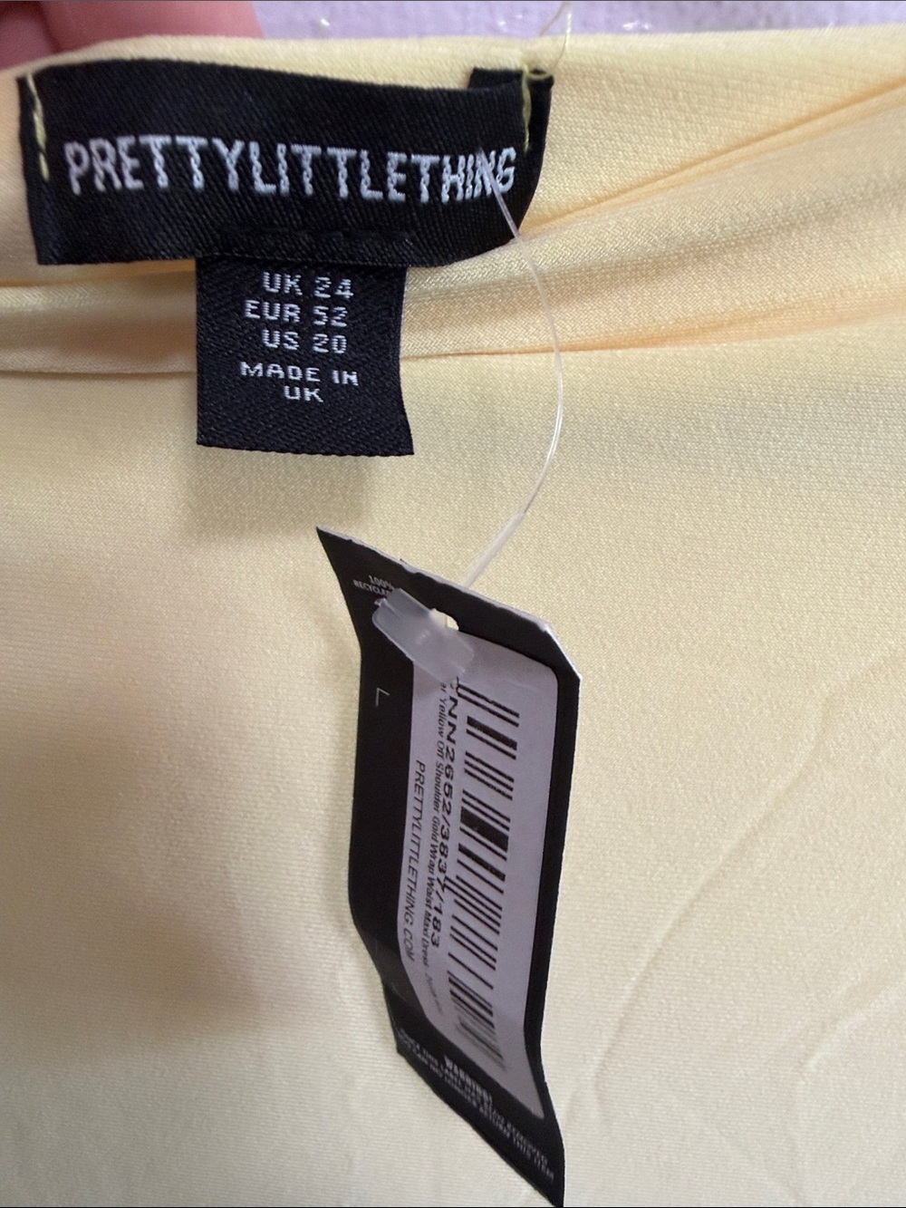 PrettyLittleThing Yellow Ruched Mini Dress - Picture 5 of 7
